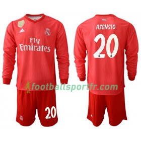 Tenue Real Madrid Asensio 20 Enfant Troisieme 2018-2019 Maillot de Foot ML